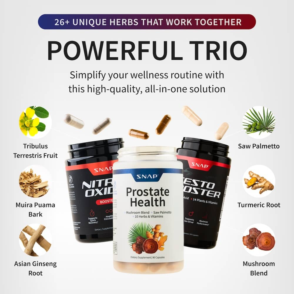 Ultimate Men's Trio - "Big Boy" Bundle (90ct Bottles)