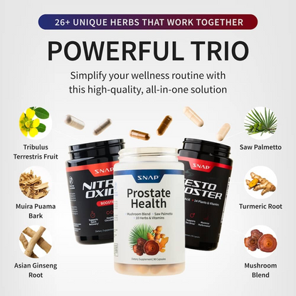 Ultimate Men's Trio - "Big Boy" Bundle (90ct Bottles)