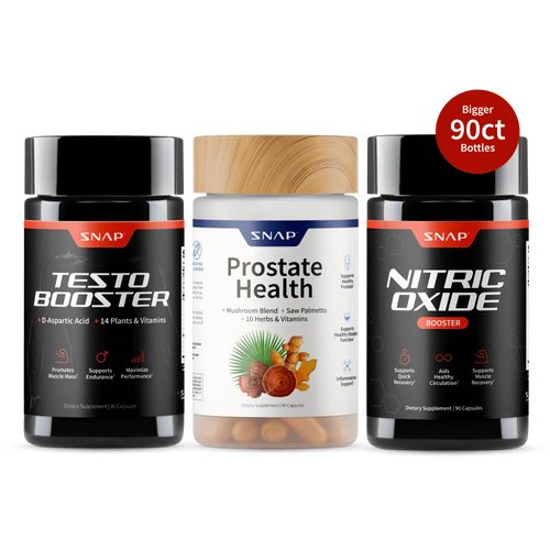 Ultimate Men's Trio - "Big Boy" Bundle (90ct Bottles)